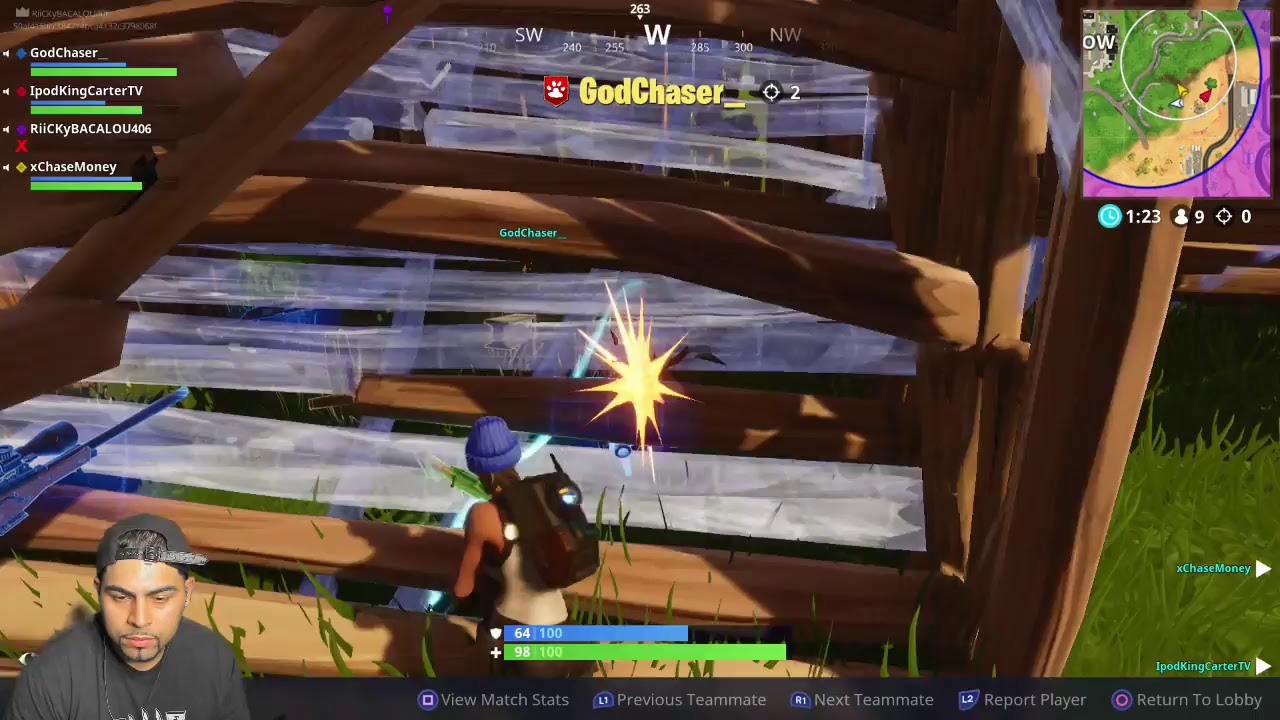 FORTNITE SEASON 5 LIVESTREAM WITH CHASEMONEY & IPODKINGCARTER