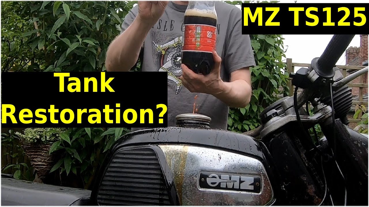 MZ TS125 Ep4 — Восстановление вонючего топливного бака?