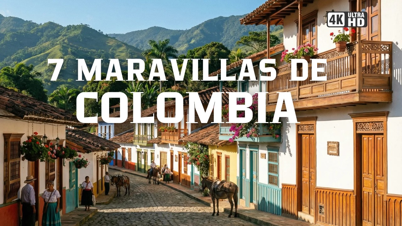 Top 7 LUGARES Más Hermosos de COLOMBIA para Visitar co | Documental Parte 2