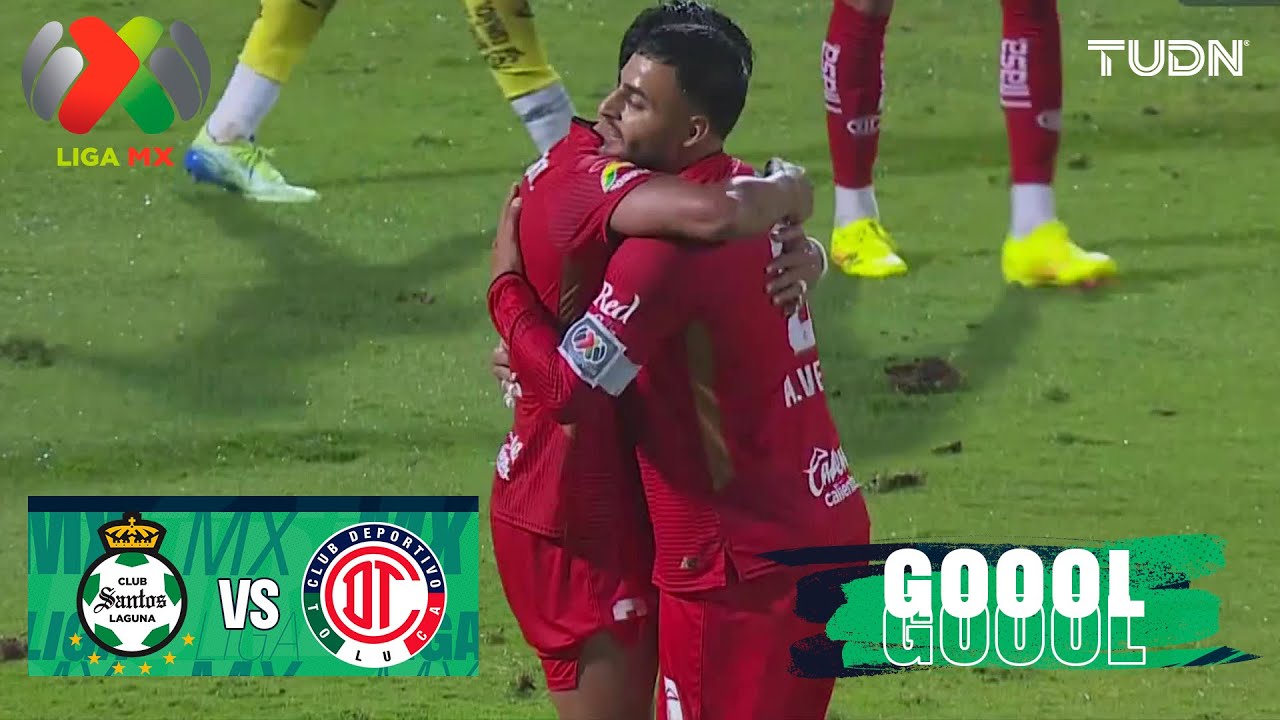 &iexcl;DOBLETE DE ROBERT MORALES! Lluvia de goles | Santos 2-4 Toluca | Liga MX - J2 AP 2025 | TUDN