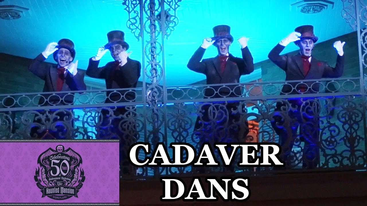 Выступление Cadaver Dans на праздновании 50-летия Haunted Mansion в Диснейленде