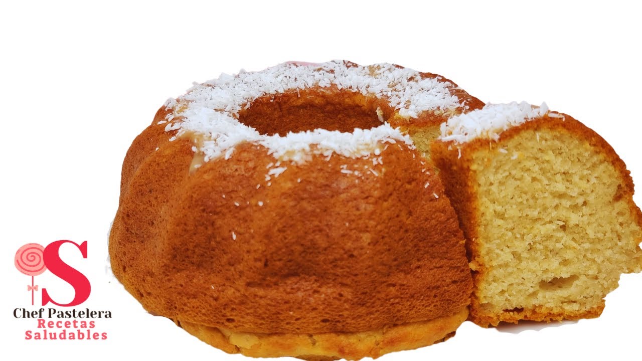 🌟🎂🥛Bizcocho de YOGURT Sin azúcar y Saludable| @SandraChefPastelera