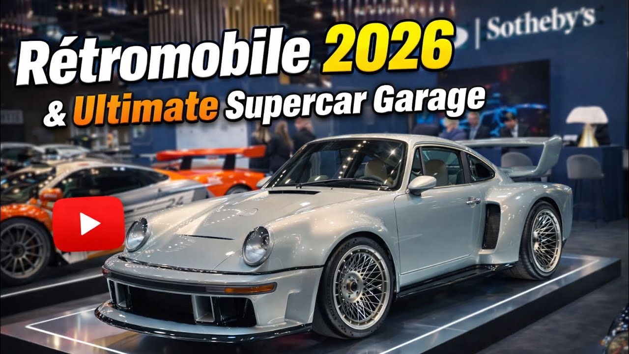 RETROMOBILE 2026 & ULTIMATE SUPERCAR GARAGE ! Cette année ça été la folie 😱🤯 .. 