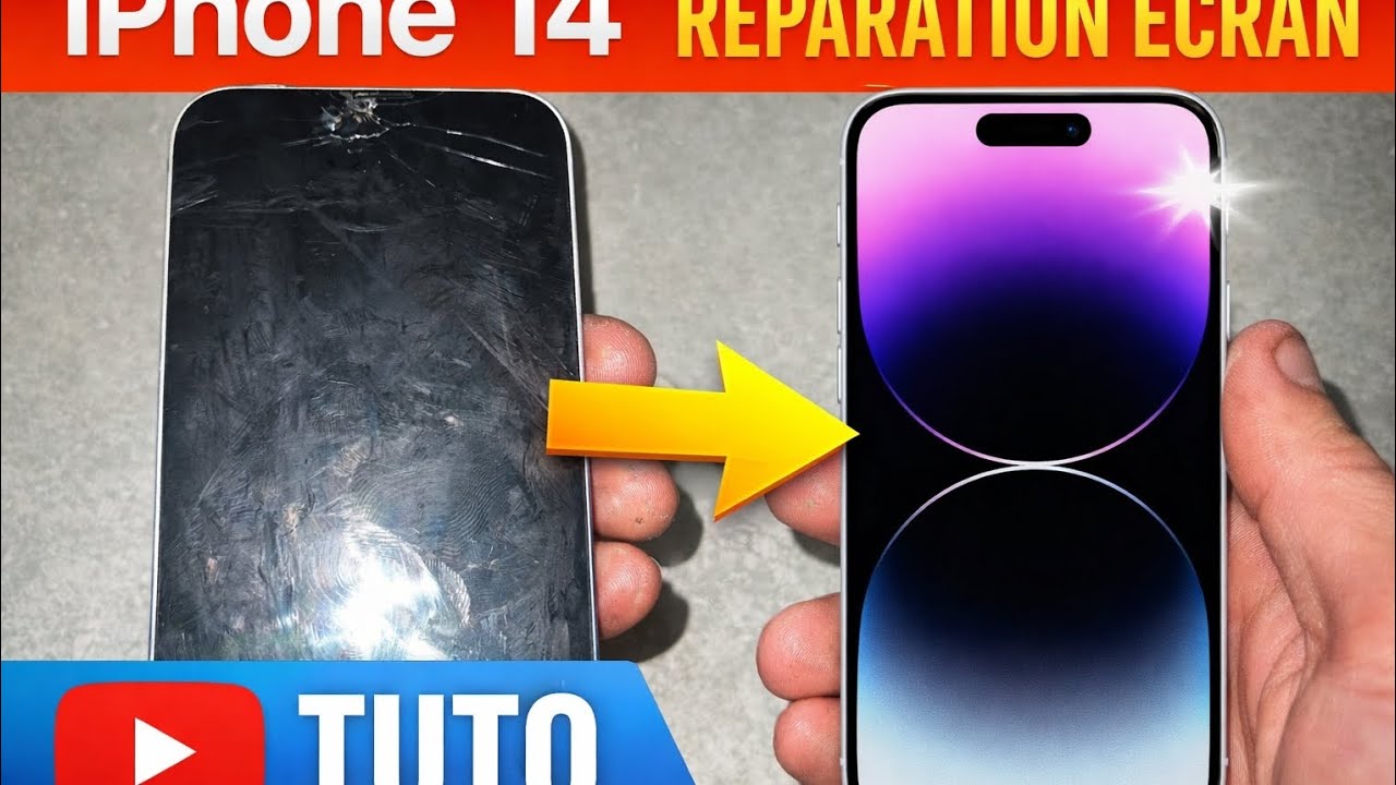 TUTO réparation iPhone 14 : changement d’écran étape par étape, conseils et précautions à suivre.