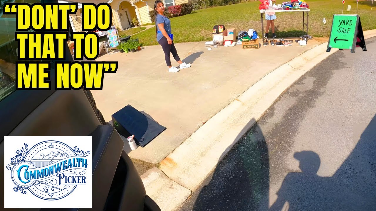 DON'T SAY THIS AT A GARAGE SALE