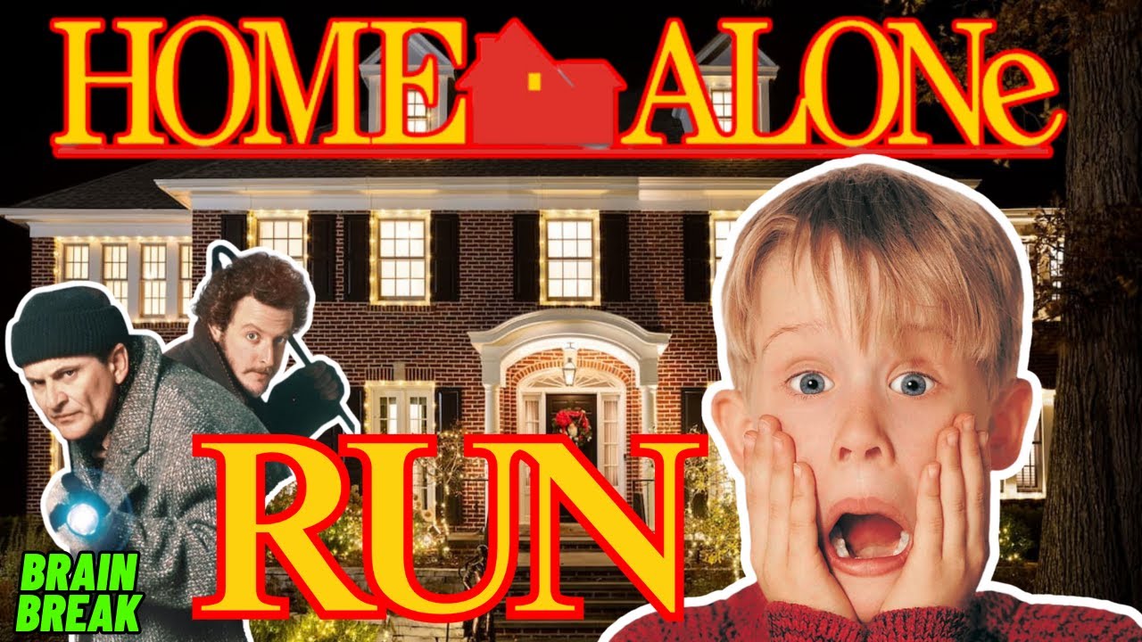 HOME ALONE HOUSE RUN | CHRISTMAS BRAIN BREAK FOR KIDS | JUMP, DUCK, DODGE | KIDS VIDEOS FOR KIDS
