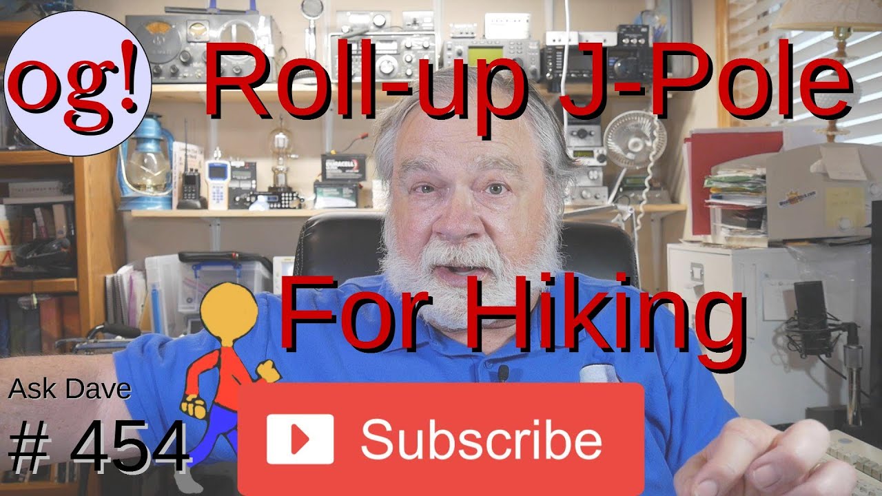 Roll-up J-Pole for Hiking (#454)