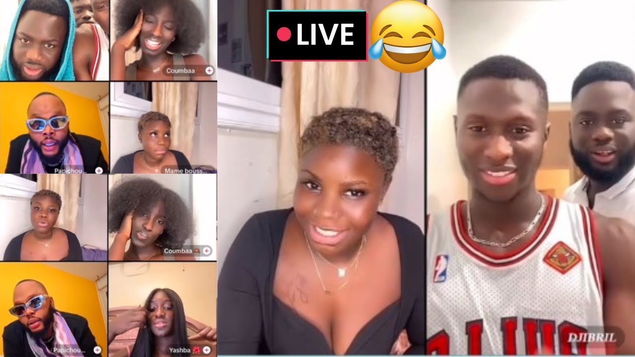 Live Tiktok | à Mourir de Rire 🤣🤣🤣 : Bousso , Djibril , Yashba , Coumba , Ngaska ...