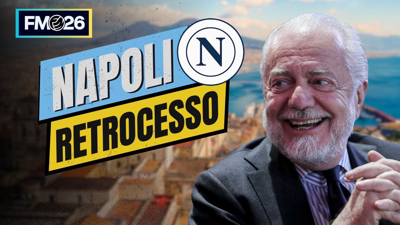 NAPOLI RETROCESSO IN C, RESCISSI I CONTRATTI DI CONTE E DEI CALCIATORI | FOOTBALL MANAGER 26