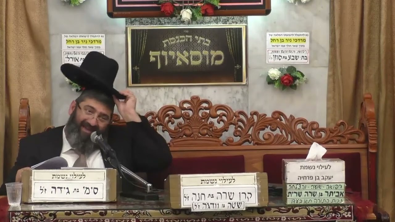 הרב אייל עמרמי  • אין עצבות בעולם כלל פרשת בהעלותך תשפ ד