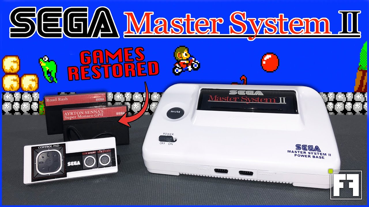 ВОССТАНОВЛЕНИЕ И ЦВЕТНАЯ КРАСКА SEGA MASTER SYSTEM 2