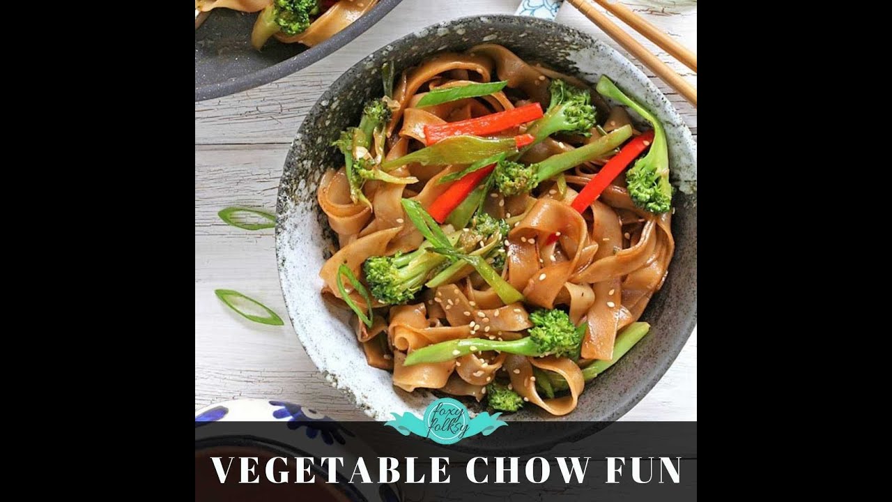 Easy No-Meat Chow Fun Recipe | Quick & Flavorful Stir-Fry Noodles