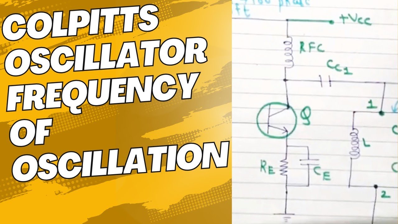 Colpitts Oscillator || Derivation of Frequency || Exam Notes ||