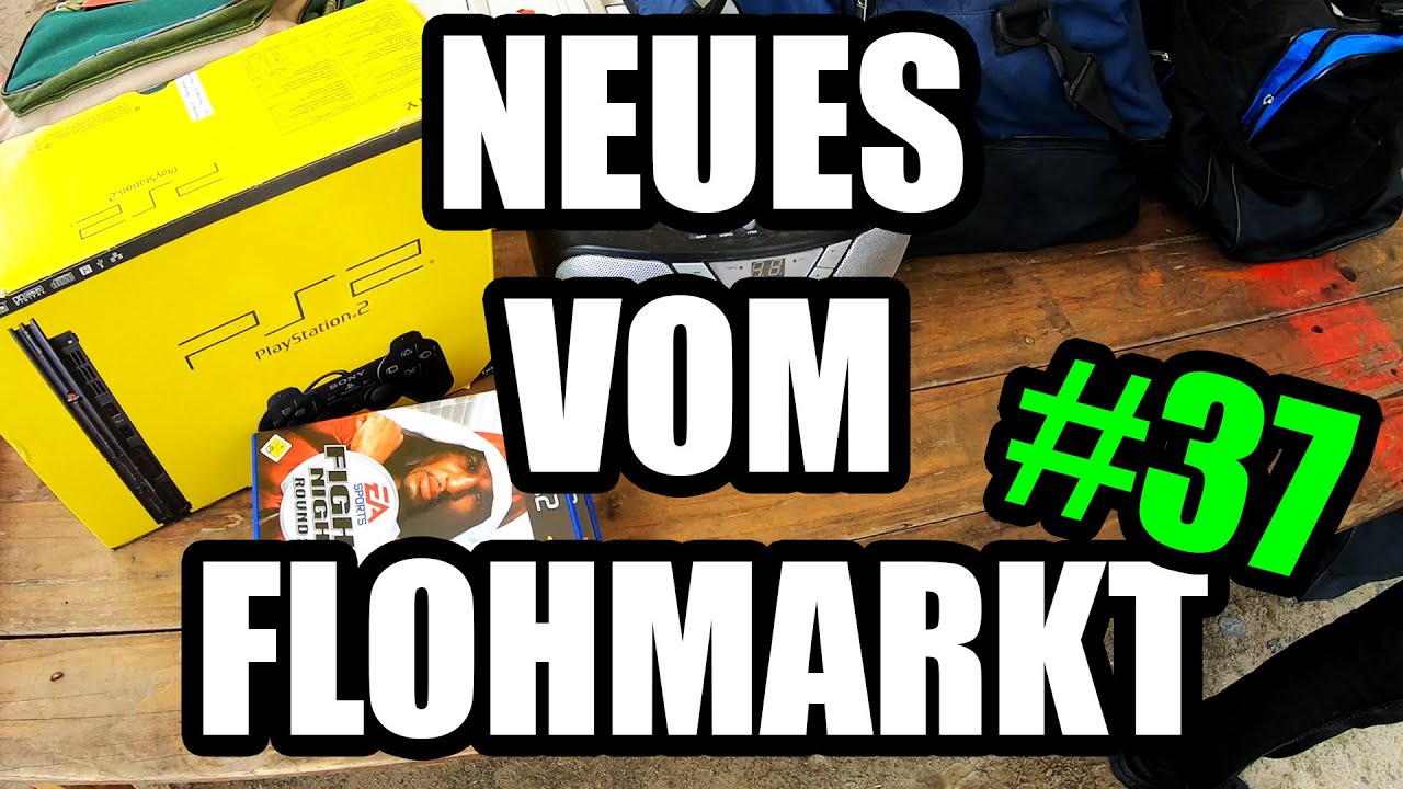 TOTALSCHADEN 😂 Eine zerstörte Playstation 4 für 2€ 😫 Neues vom Flohmarkt #37