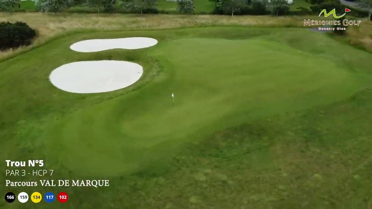 Mérignies Golf, parcours Val de Marque Complet - 2024