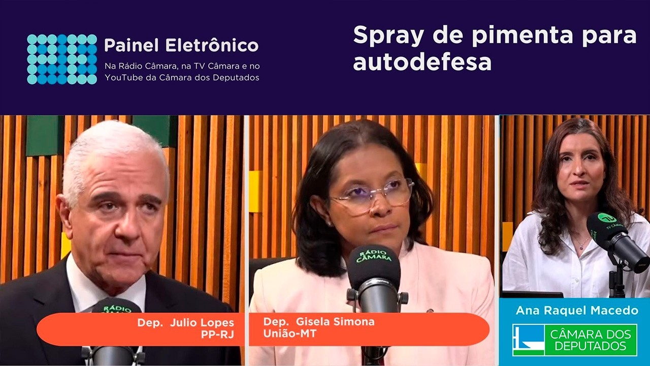 Autoproteção: Câmara pode votar autorização de uso de spray de pimenta - 10/03 #paineleletrônico