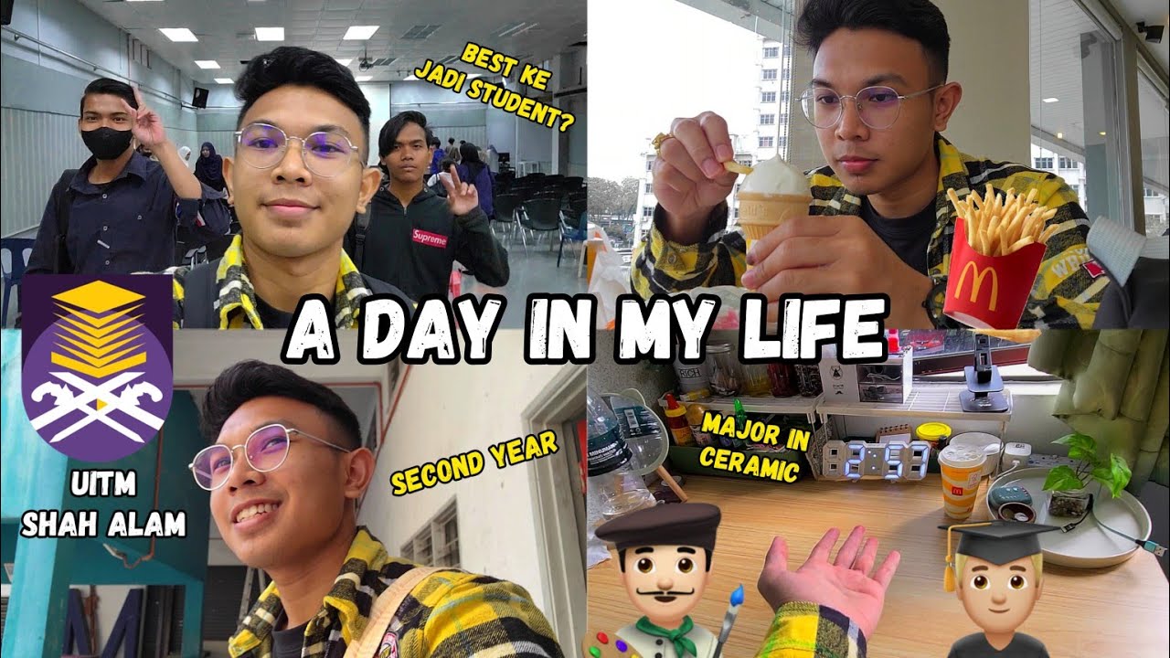 A DAY IN MY LIFE AS UiTM STUDENT (FINE ART ✍🏻) 2023