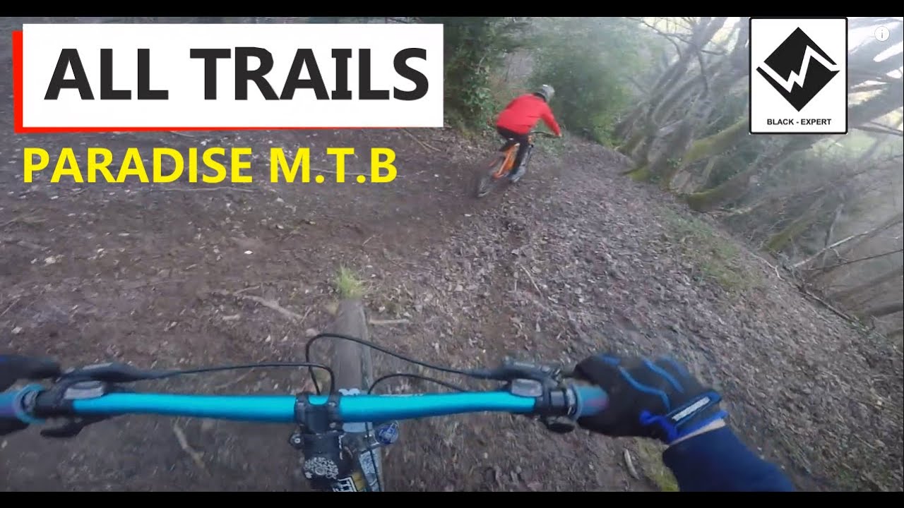 ALL TRAILS AT PARADISE MTB! (with CRASHES)