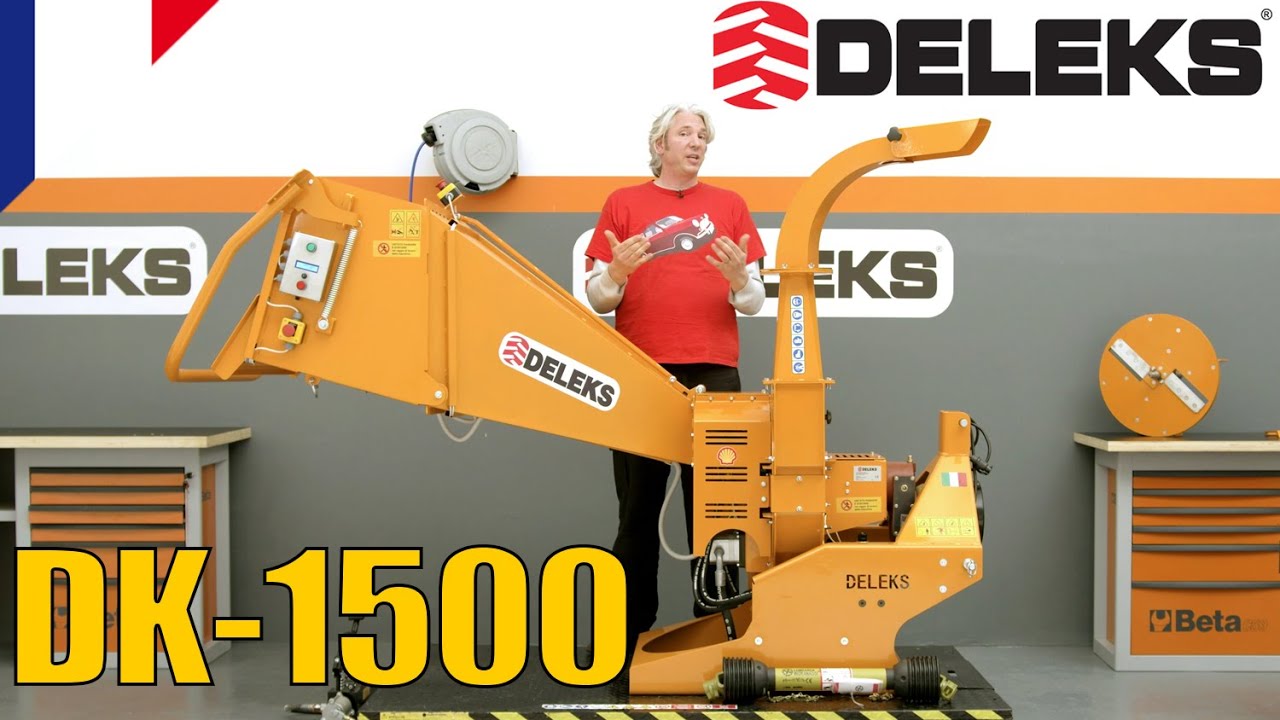 DELEKS DK1500 Broyeur de branches thermique | présentation par @Edd China