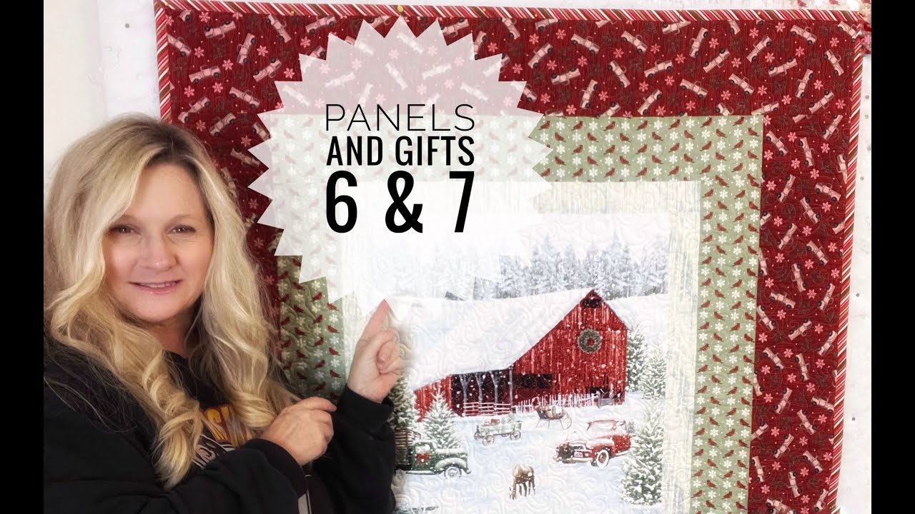 Panels, Gifts to Share and an idea on how to use up Holiday scraps.
