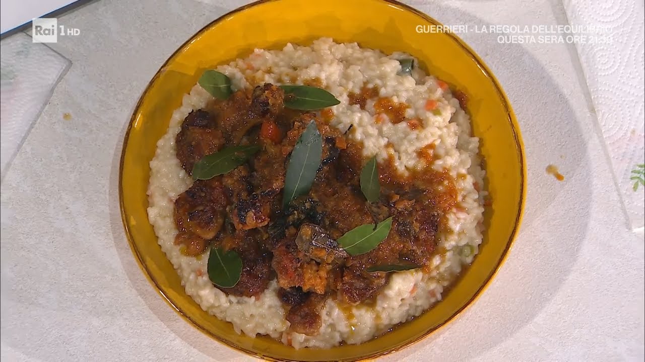 Risotto con alette di pollo al marsala - È sempre mezzogiorno 09/03/2026