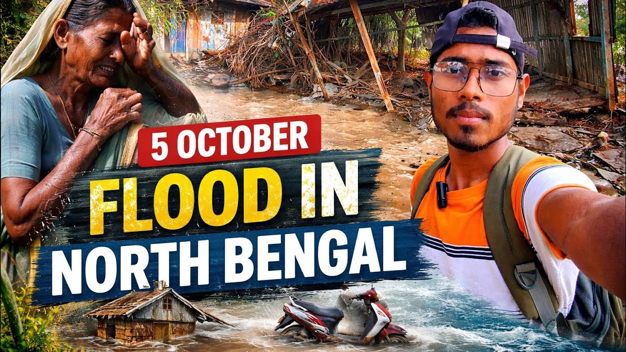  Dekhiye Tabahi Ka Manzar 😱 !!  #Northbangalflood #flood #vlog 