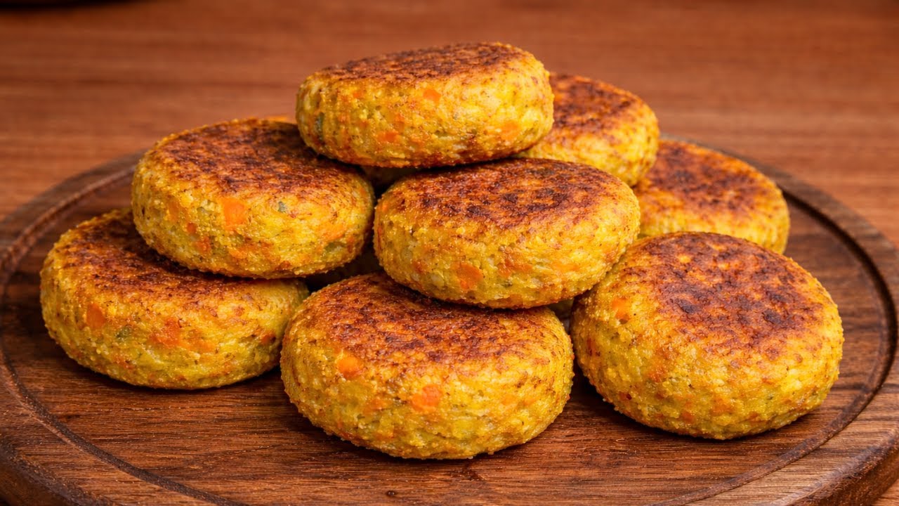 Всего 2 ингредиента – невероятно вкусные морковные котлеты!