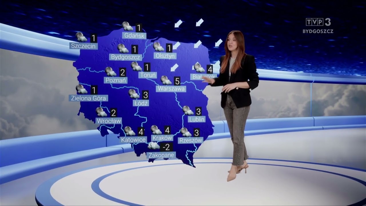 Pogoda TVP3 Bydgoszcz 17-18.03.2026