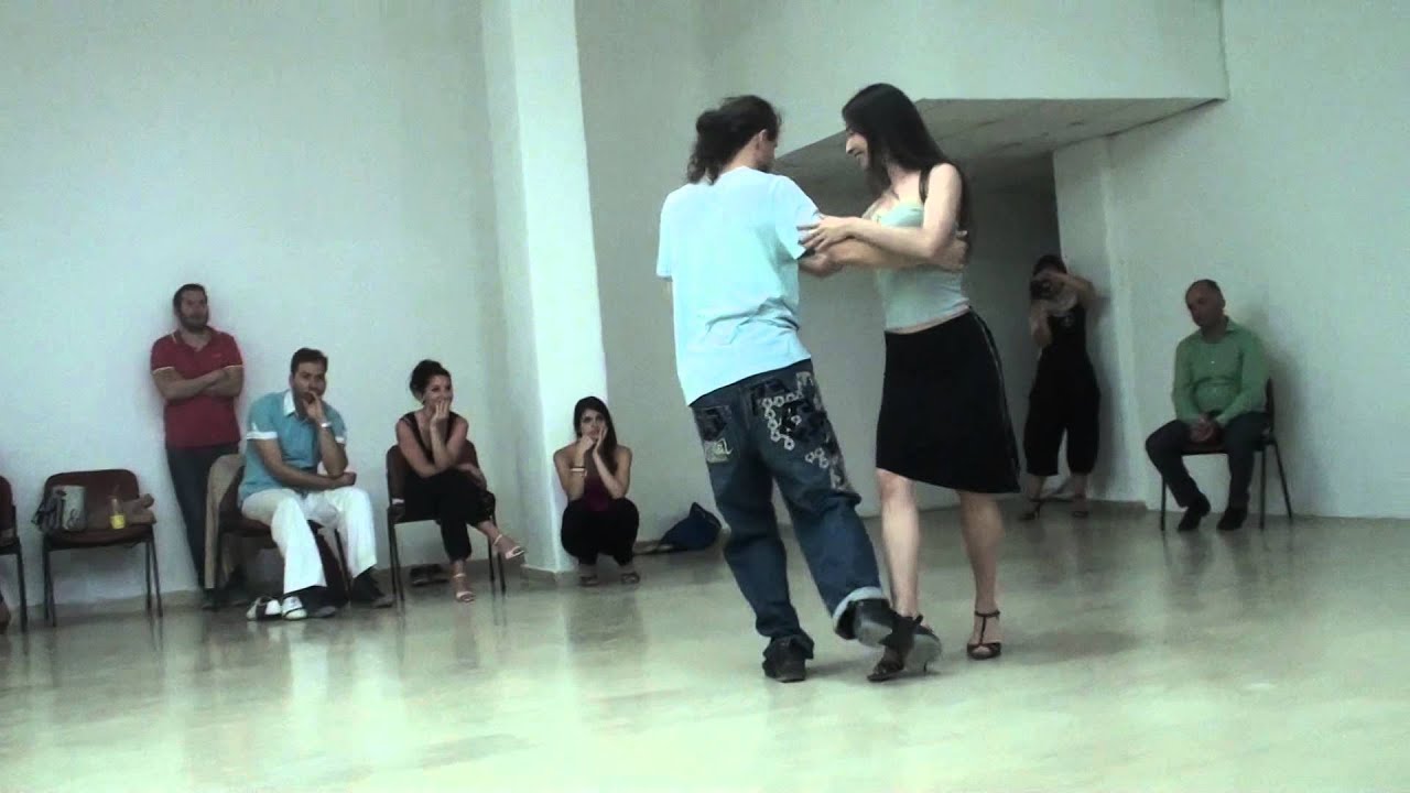Diego Mastrangelo & Evi Anesti - End of lesson @ Tango Trip Kryopigi 2014