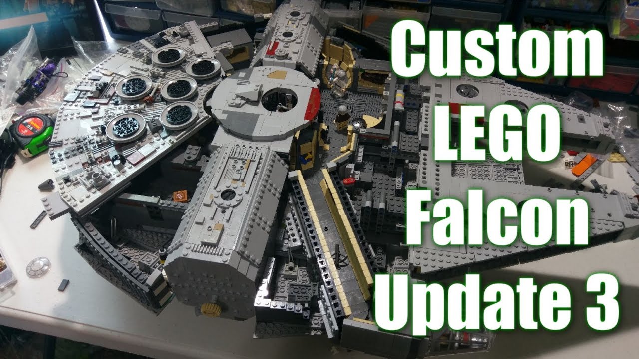 Custom Lego UCS Millennium Falcon: Update 3 - INTERIOR!!!