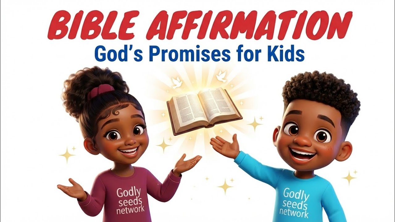 God's Promises for Kids: Daily Bible Affirmations for Faith & Confidence