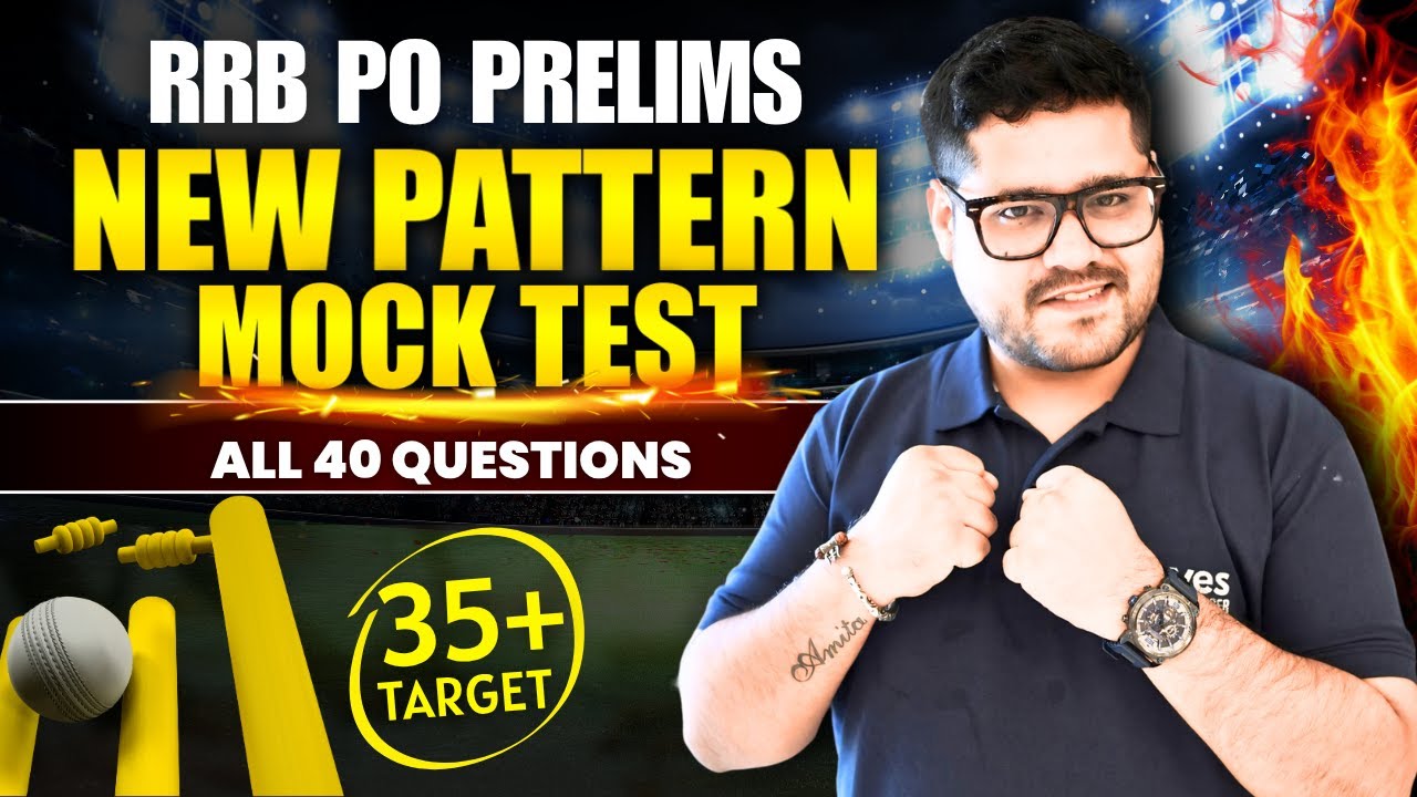 💯 RRB PO Pre Full Reasoning Mock Test | IBPS RRB PO 2025 | Reasoning Mock Test - Ankush Lamba