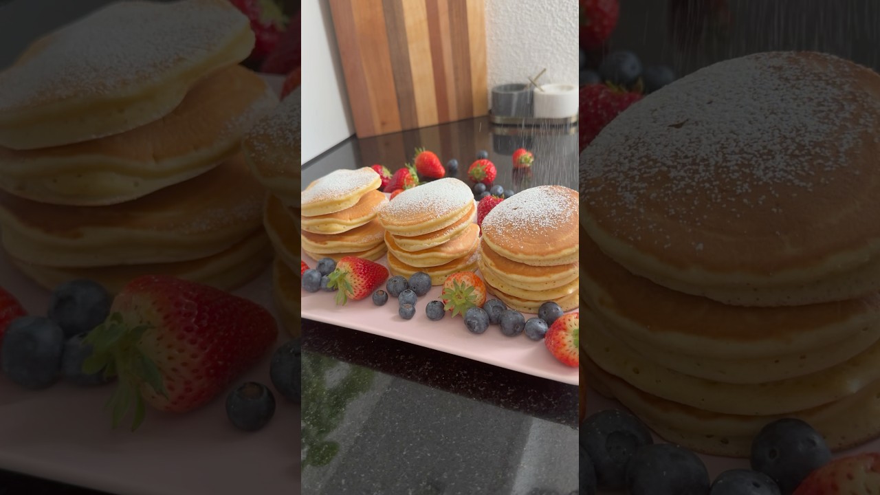 Birdaha başka tariflere bakmayacaksınız 😋 Yumuşacık Pankek tarifi 🥞 #pancake