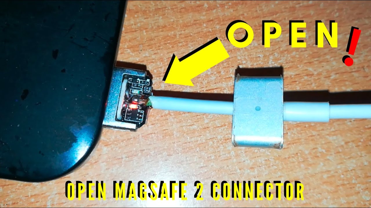 OPEN Magsafe 2 connector! #openmagsafe2connector #openmagsafe2