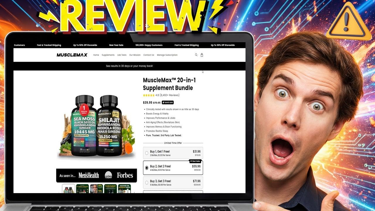 Muscle Max Review 2026: Overview, My Experience, Pros & Cons