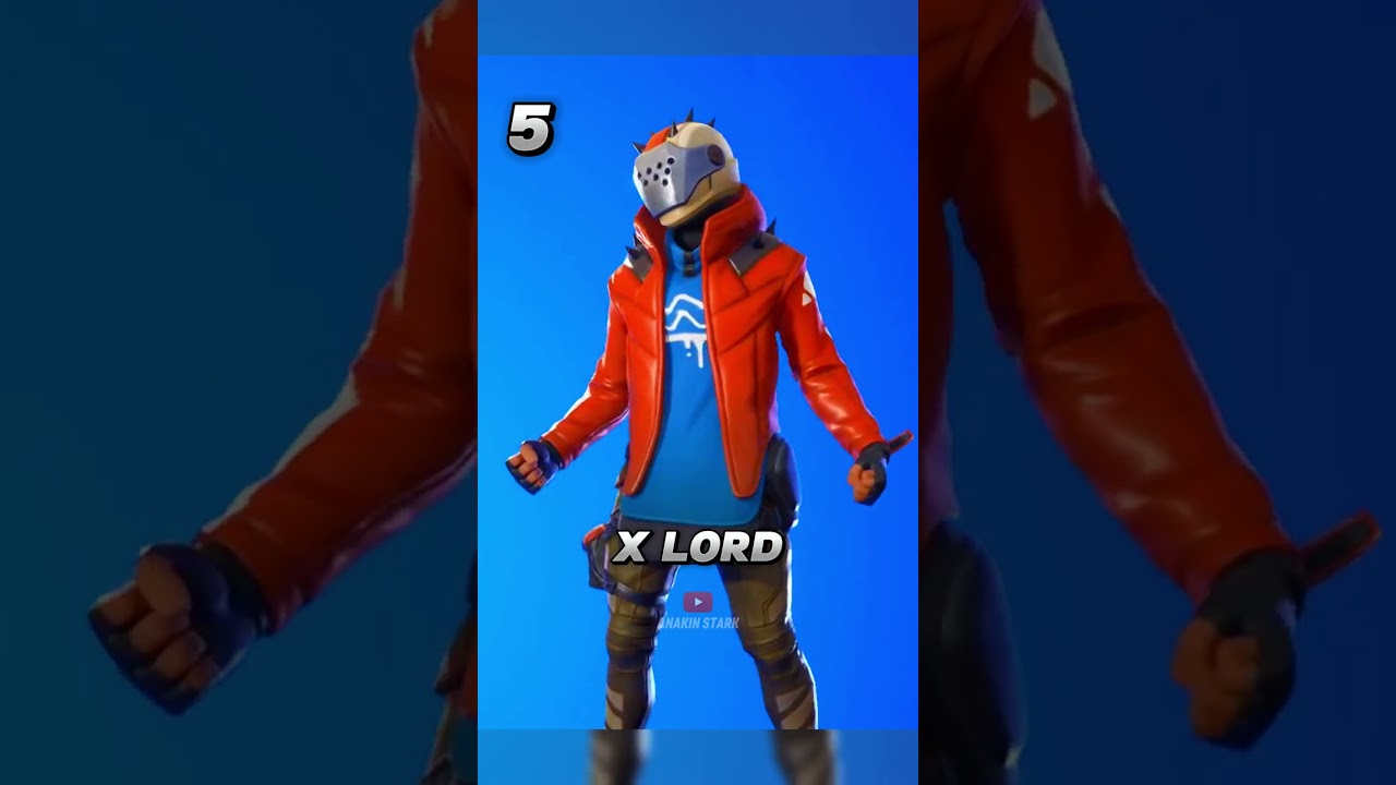 RANKING EVERY SKIN FROM THE SEASON X BATTLE PASS  #fortnite #fortniteshorts #shorts