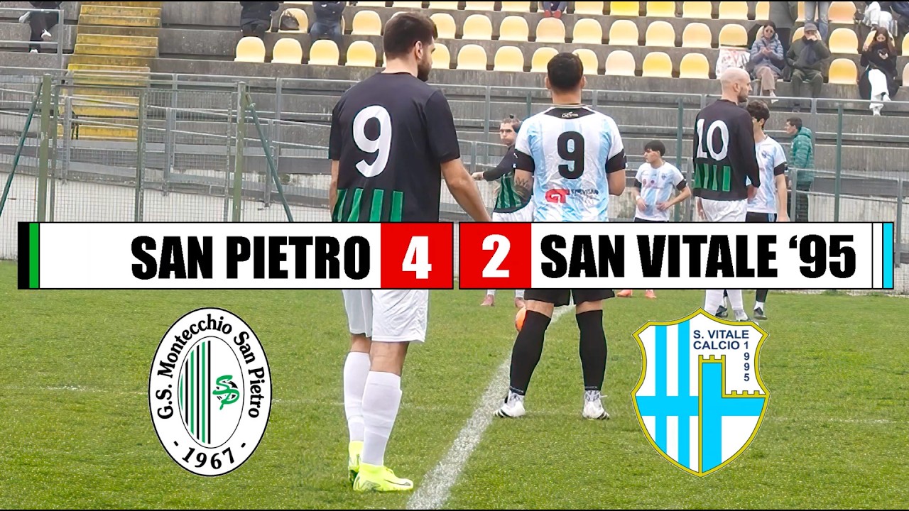IL SAN PIETRO PIEGA NEL DERBY IL SAN VITALE PER 4 - 2