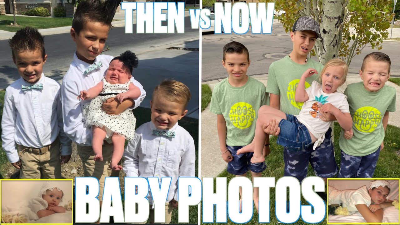 ВОСКРЕШАЕМ НАШИ СТАРЫЕ ДЕТСКИЕ ФОТОГРАФИИ | Уморительное воссоздание семейных фотографий | Тогда ...