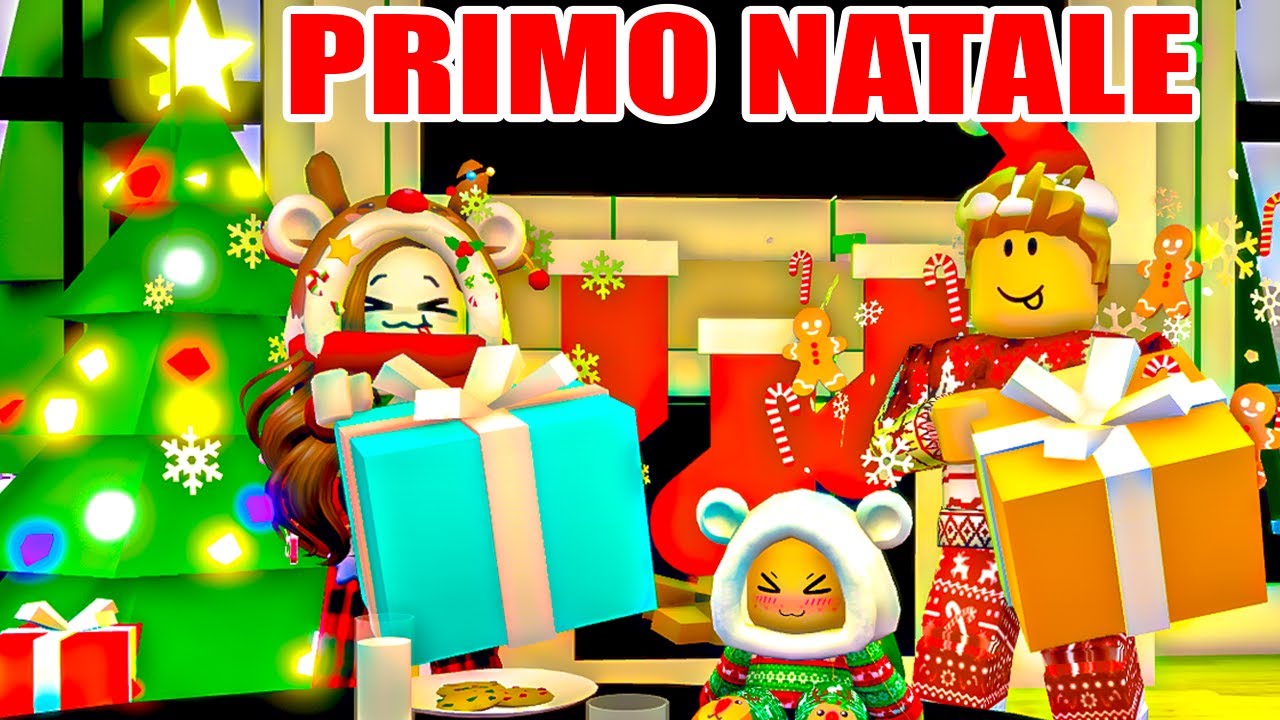 BAMBINO FESTEGGIA IL SUO PRIMO NATALE SU BROOKHAVEN ROBLOX!