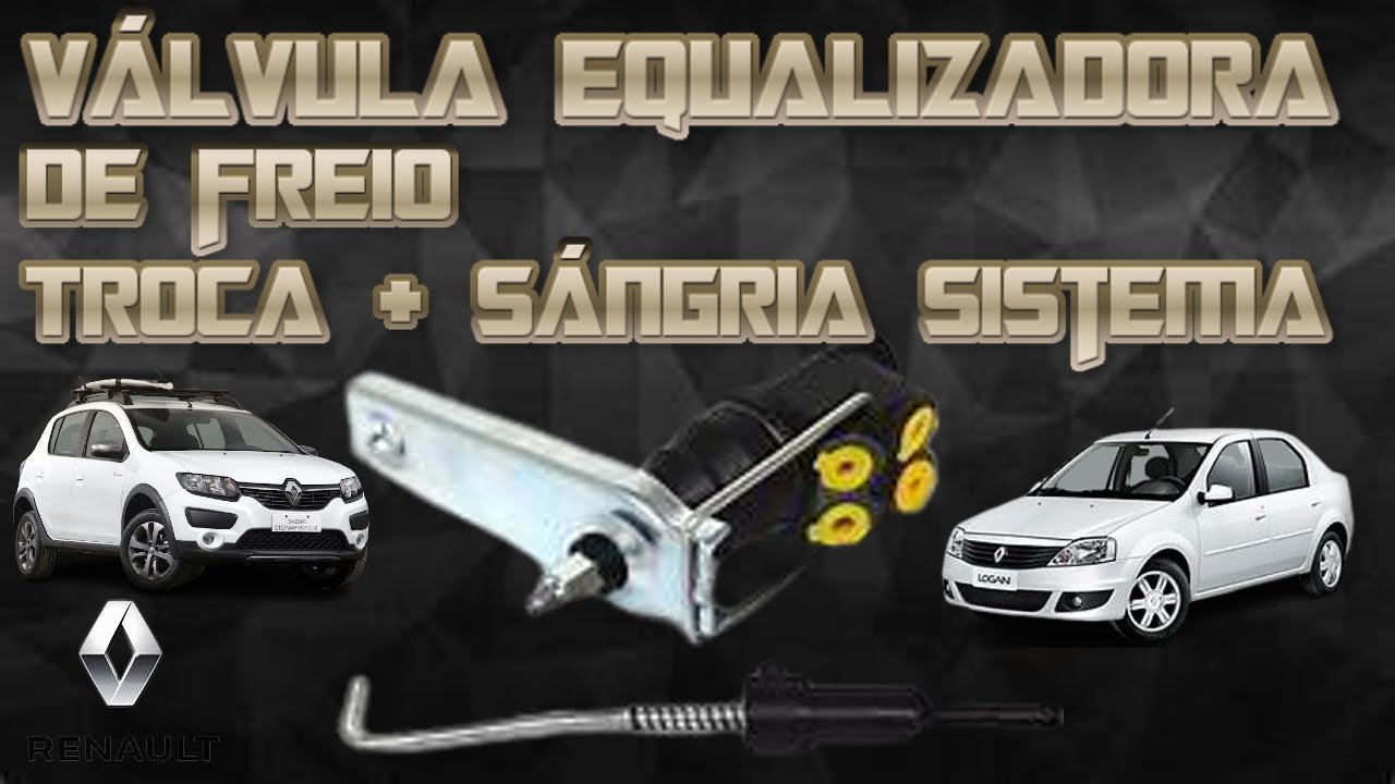Troca da válvula equalizadora de freio da linha renault