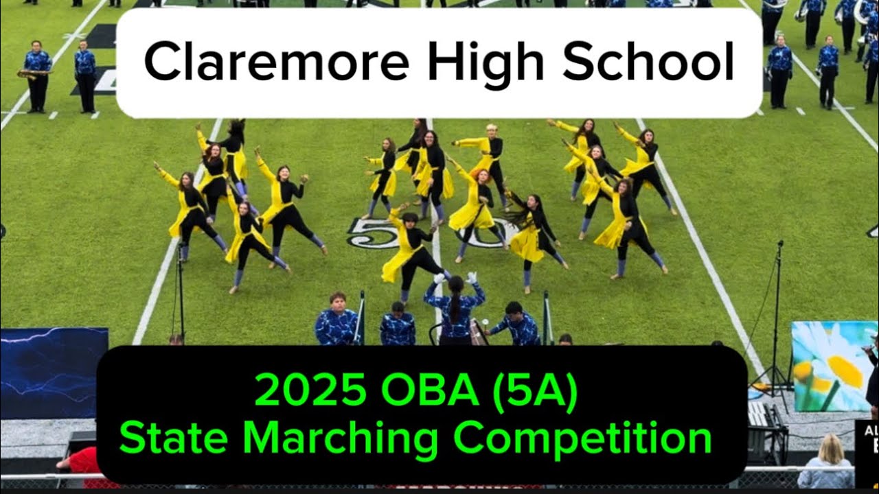 Claremore High School ~ 2025 OBA (5A) State Marching Competition 