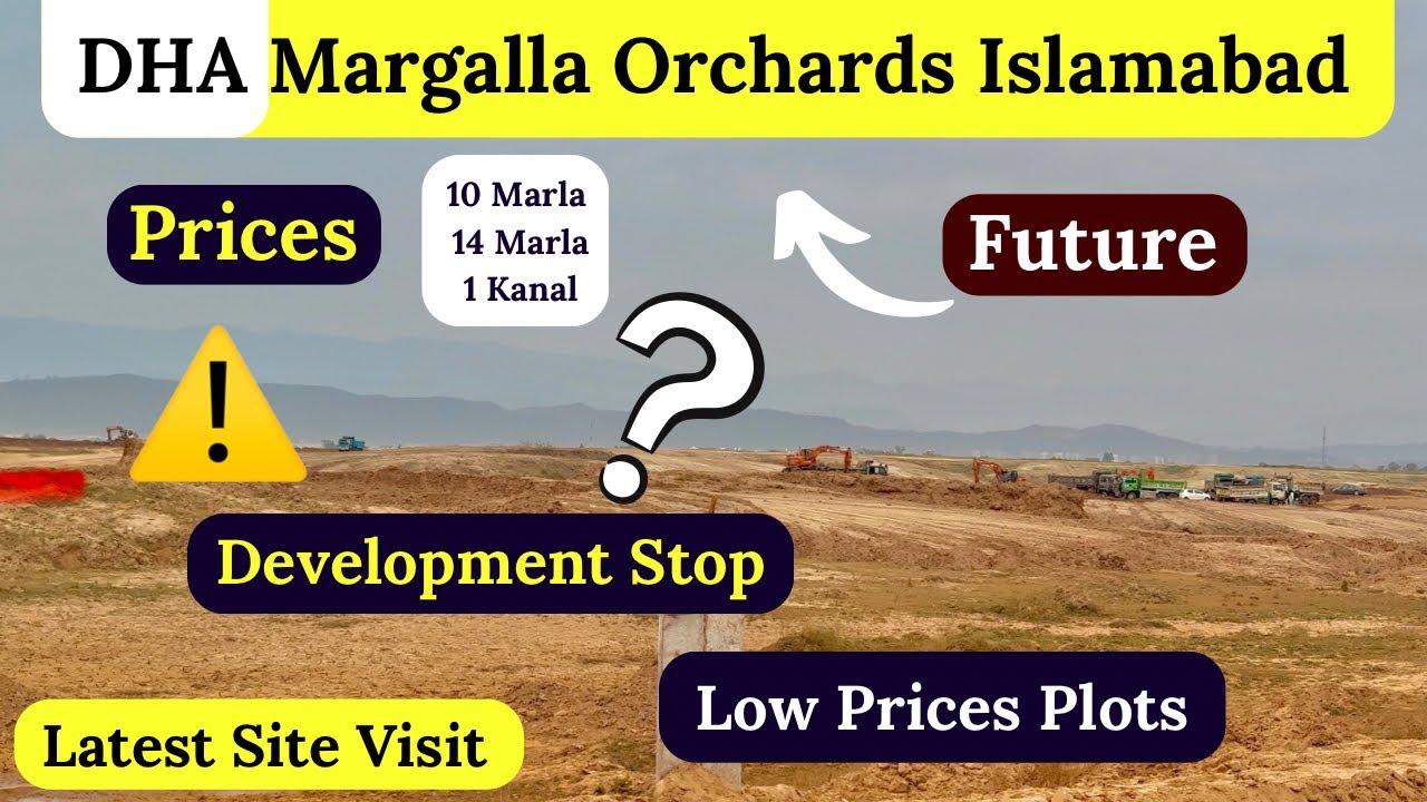 Margalla Orchards Park Road Islamabad Latest Site Visit | DHA Margalla Orchard Islamabad | DHA