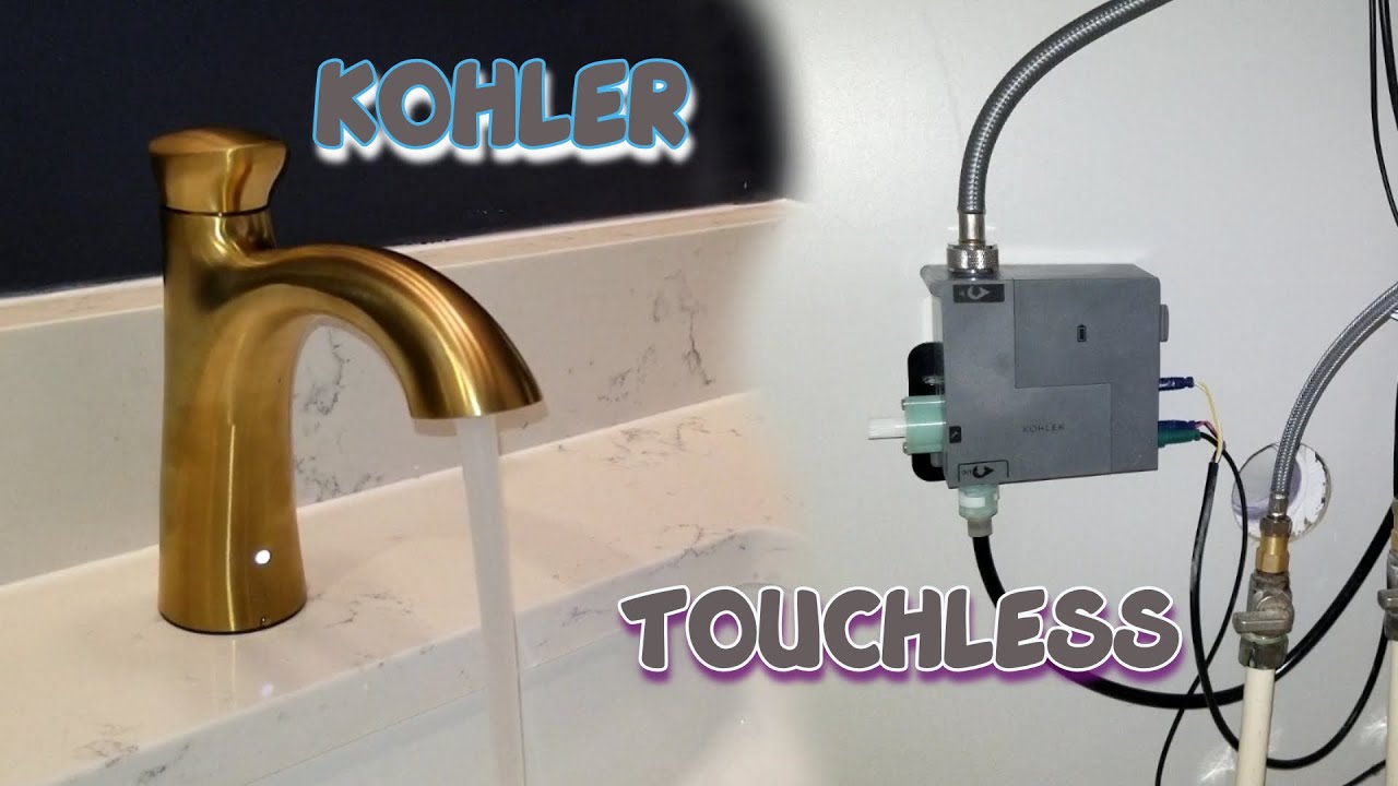KOHLER Willamette touchless brushed gold