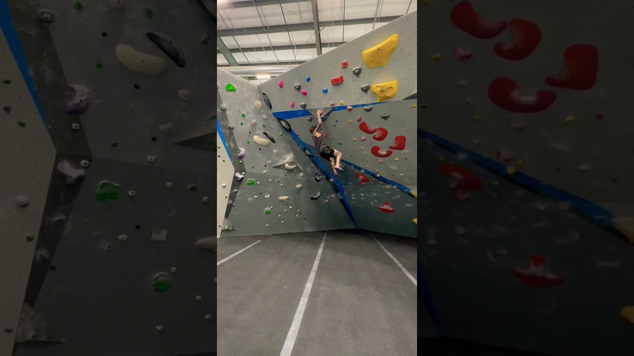 Awesome Pink V7 Boulder Problem!