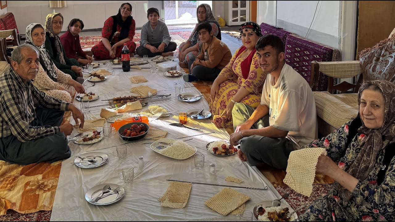 Outdoor Cooking: The Taste of Real Village Hospitality/Cooking for Guests Over Fire in Nature🔥🌿