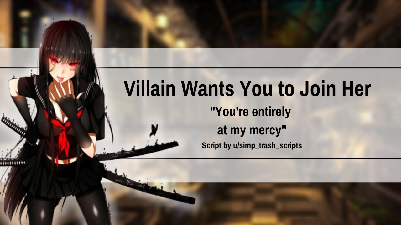 Villain Wants You to Join Her [ASMR RP] [F4A] [Hero Listener] [Enemies to ??] [Degrading] [Dominant]