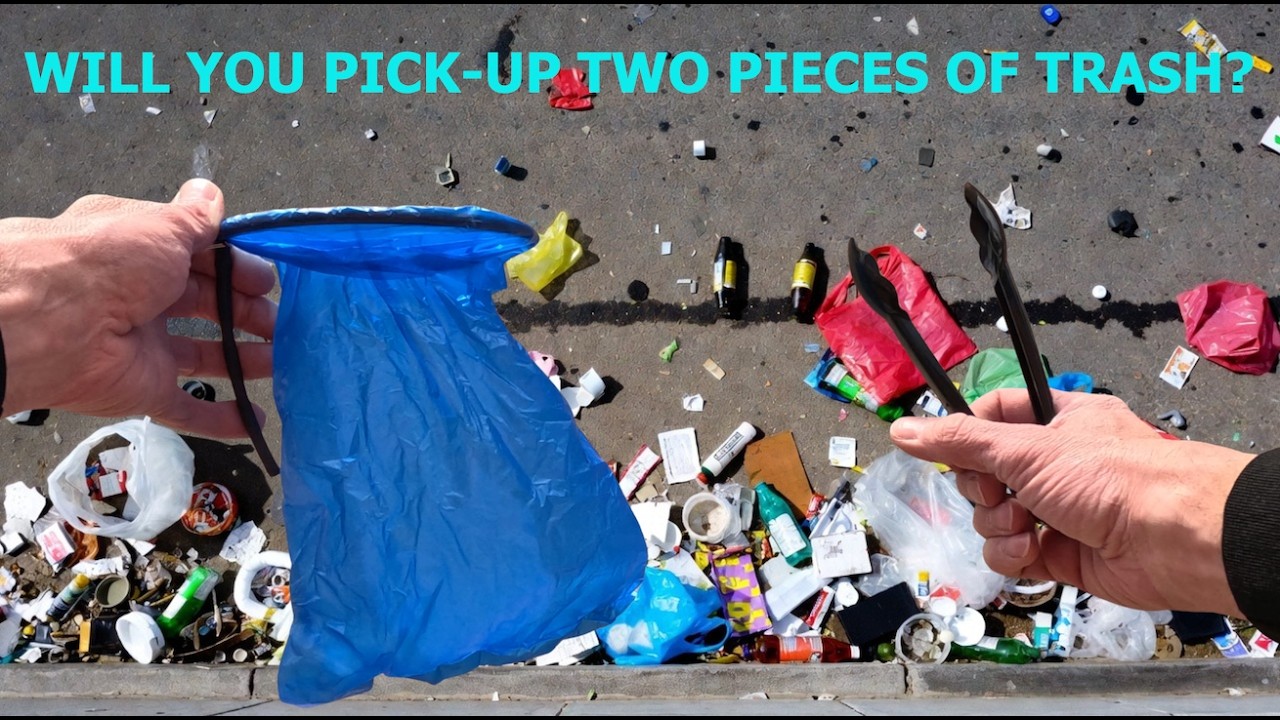 Asking people to pick-up trash? #14