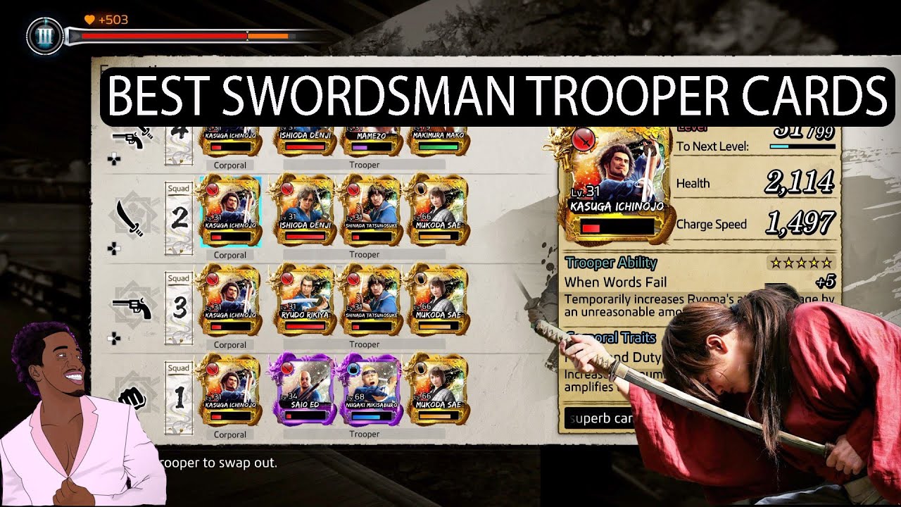 How to set up TROOPER cards | BEST SETUP | Like a Dragon ISHIN