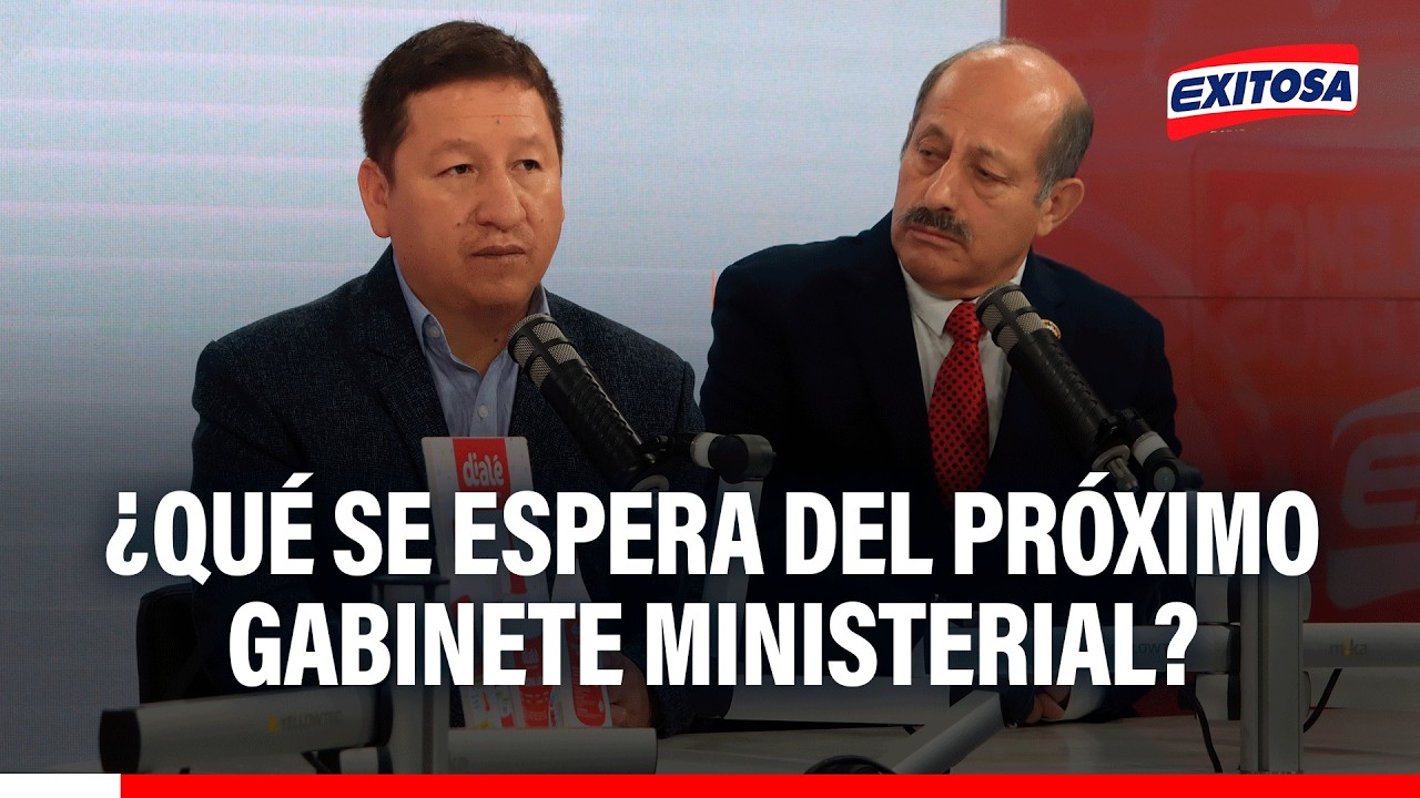 🔴🔵 Ministros de Estado ante la expectativa: Algunos deberían quedarse, según Héctor Valer