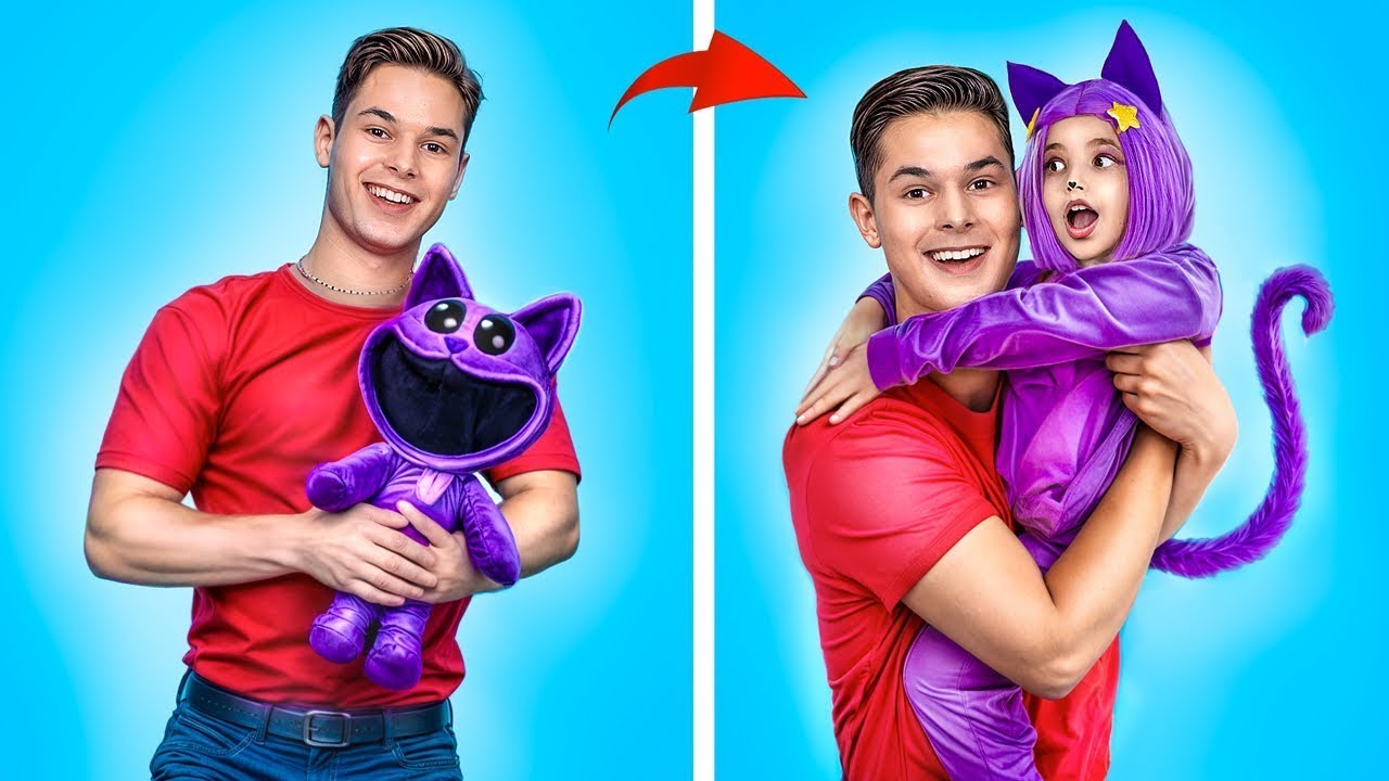CatNap și Mickey Mouse au prins Viață! Construim o Cameră Secretă ca să ne Ascundem de Mickey Mouse!